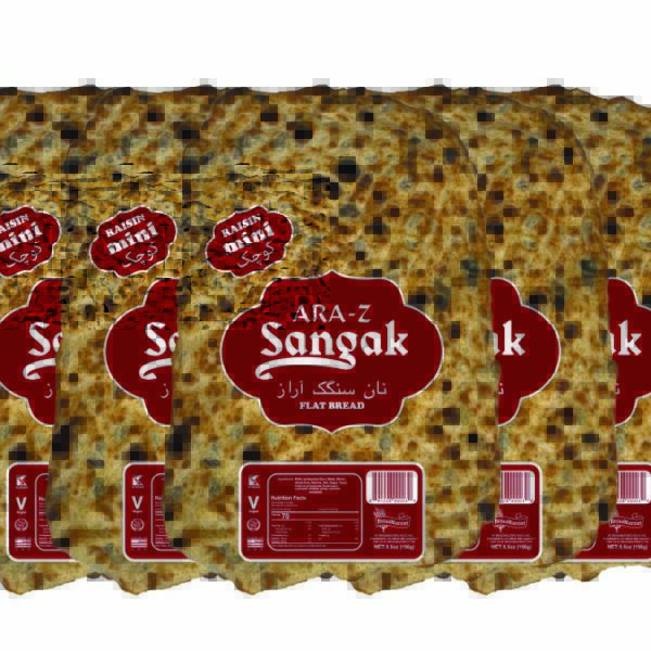 5 Mini Sangak Raisin - Breadmasters
