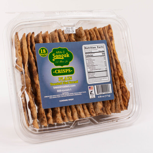 Sangak Crisps from Breadmasters - crispy Persian flatbread chips perfect for dipping