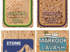 ARA-Z Variety Pack 2 - 2 flatbreads including Ara-z Lavash and Ara-z Whole Wheat Lavash