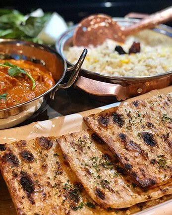 Tikka Masala with Garlic Sangak Flatbread